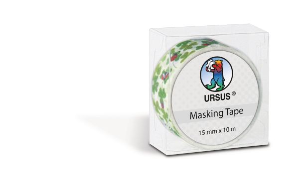 URSUS Masking Tape Kleeblätter 590500130 15mmx10m