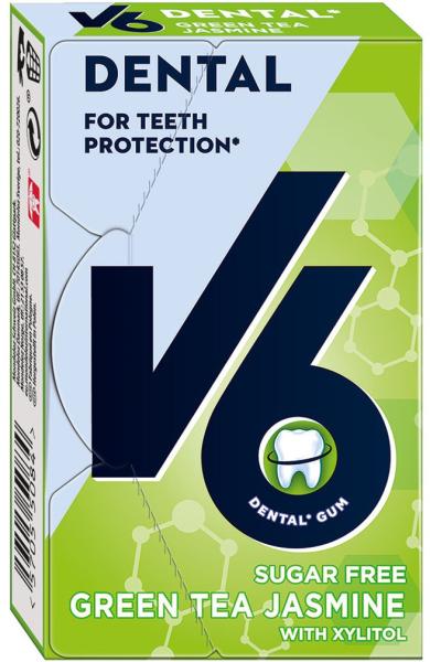 V6 Dental Green Tea Jasmine 4046 1x24g