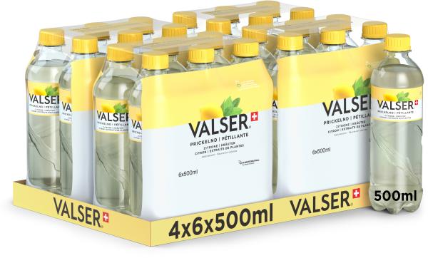 Valser viva zitrone & kräuter 682891 50 cl, 24 stk. - Valser-682891-7610335002063