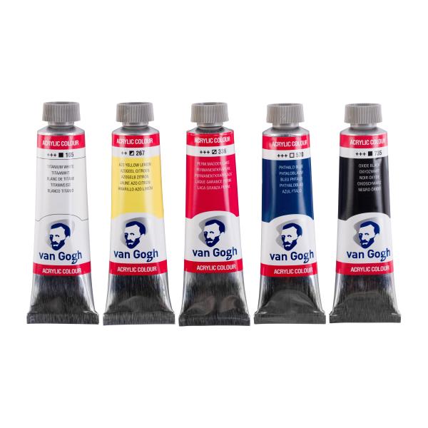 VAN GOGH Acryl Farben 22820515 5x40 ml