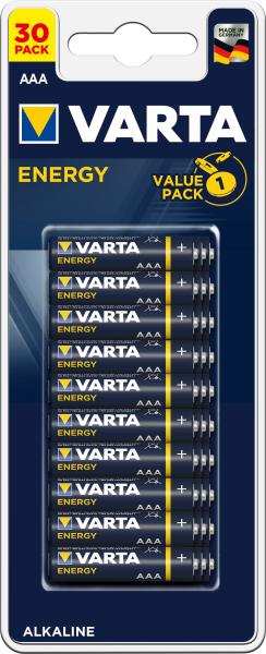 Varta batterie 4103229630 energy, aaa/lr03, 30 stück - Varta-4103229630-4008496978168