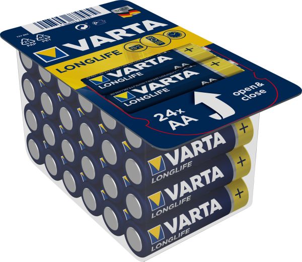 Varta longlife 4106301124 aa/lr06 24 stück - Varta-4106301124-4008496774579