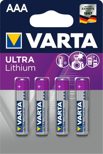 Varta lithium 6103301404 aaa/lr03, 4 stück - Varta-6103301404-4008496680436