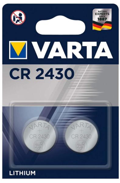 Varta knopfzellenbatterie 6430101402 cr2430 2 stück - Varta-6430101402-4008496747191