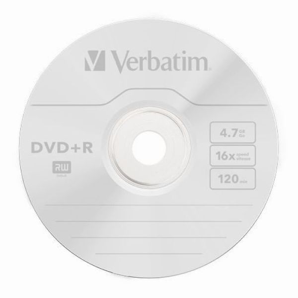 VERBATIM DVD-R Jewel 4.7GB 43519 1-16x 5 Pcs