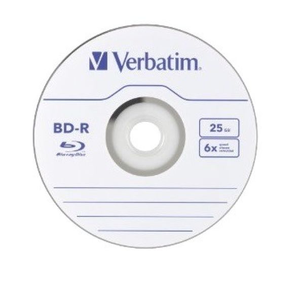 VERBATIM BD-R Jewel Case 25GB 43715 6x Scratchguard 5 Pcs