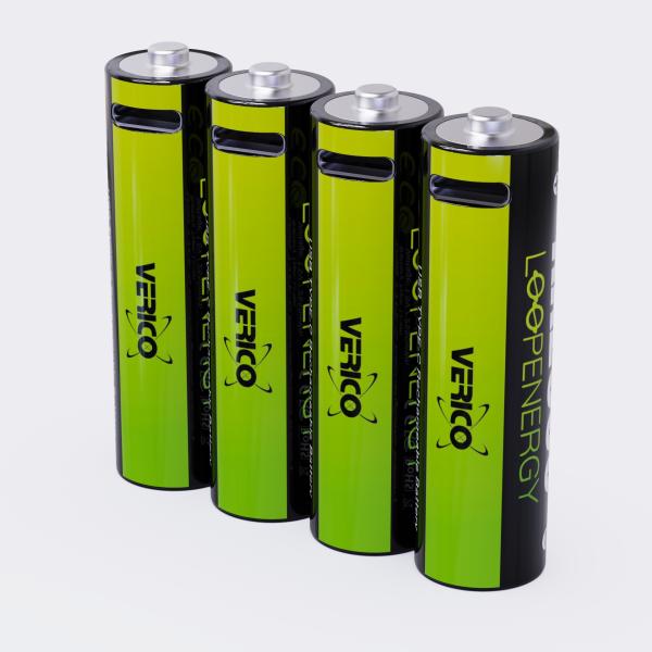 Verico loopenergy akku usb-c 1udbt-a1weac aa/lr06 (1700mah) 4 stück - Verico-1udbt-a1weac-4713095608902