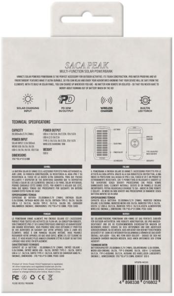 Vinnic solar powerbank 20'000 mah vpspb-wc20 w/fast charge,wireless charg. - Vinnic-vpspb-wc20-4898338016802-10.jpg