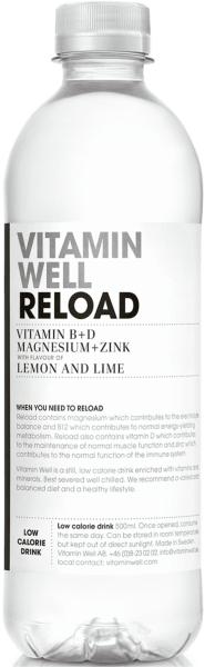 VITAMIN W Reload, Pet 129400001206 50 cl, 12 Stk.