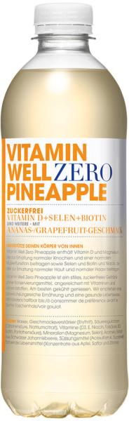 Vitamin w zero pineapple 4459 50cl, 12 stk. - Vitamin-w-4459-7340222800303