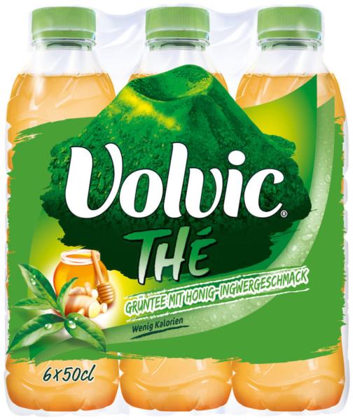 VOLVIC Grüntee Pfefferminz, Pet 129400000159 50 cl, 6 Stk.