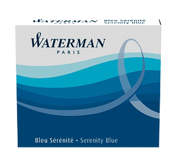 WATERMAN Tintenpatronen S0110950 blau 6 Stück