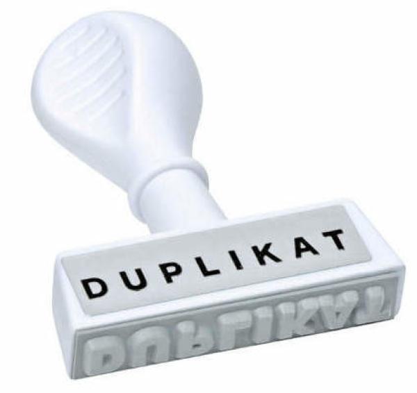 WEDO Textstempel 193 14 Duplikat