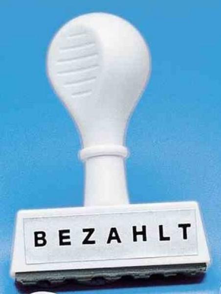 WEDO Textstempel 193 9 Bezahlt