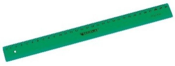 WESTCOTT Kunststofflineal 30cm E-1017200 cm Skala