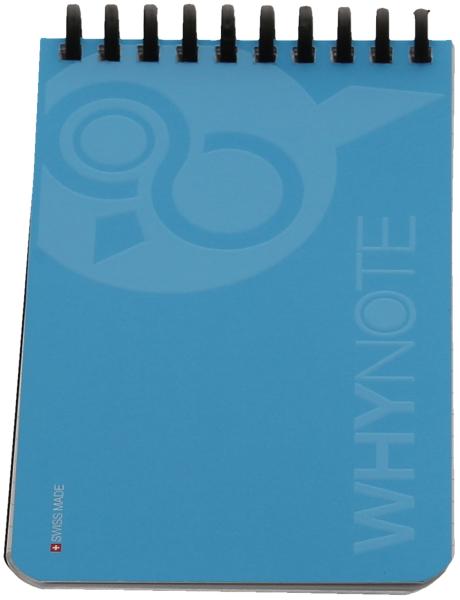 WHYNOTE Notizbuch A6 WNPBOK04 starter-kit, blau