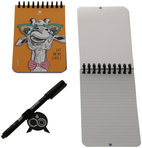 WHYNOTE Notizbuch A6 WNPBOK07 starter-kit,giraffe