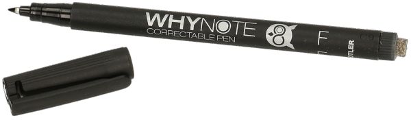 WHYNOTE Stift WNPEN001 schwarz, korrigierbar