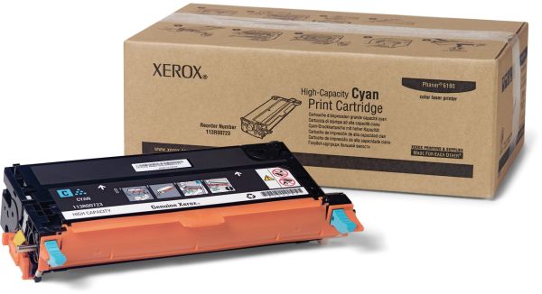 XEROX Toner-Modul HY cyan 113R00723 Phaser 6180 6000 Seiten