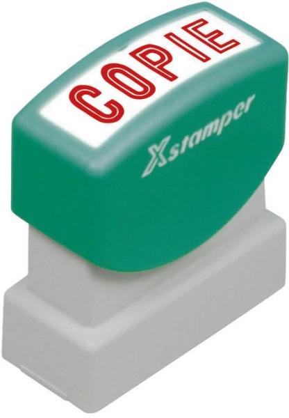 XSTAMPER Stempel Copie F 17-R rot