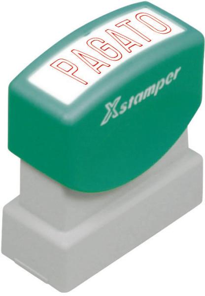 XSTAMPER Stempel Pagato I3-R rot