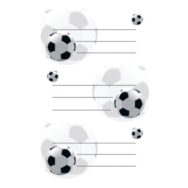 Z-DESIGN Sticker 59245 Fussball 3 Stück