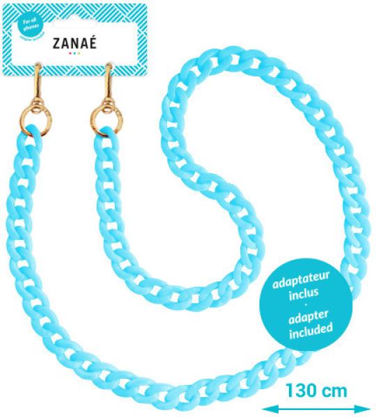 ZANAÉ Phone Necklace Sky 17359 Summer Harmony light blue