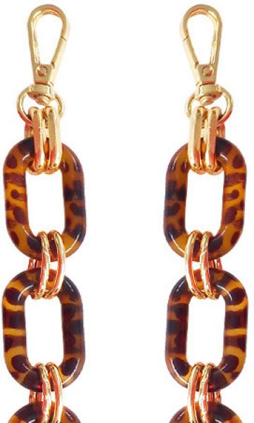 ZANAÉ Phone Wristlace Golden Stone 17448 Leopard & Gold animal print