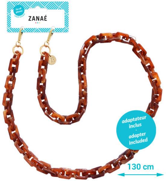 ZANAÉ Phone Necklace Caramel 18321 Cosy Capuccino caramel