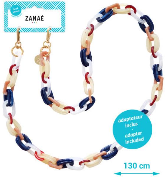 ZANAÉ Phone Necklace Larimar 18328 Karma colored