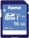 HAMA SDHC 16GB 124134 Class 10 UHS-I 80MB/S