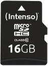 INTENSO Micro SDHC Card 16GB 3413470 Class 10