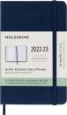 MOLESKINE Wochen-Notizkalender 23/24 56598856965 18M liniert HC saphir