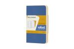 MOLESKINE Notizheft 2x 10.5x6.5cm 620541 liniert,feilchen/bernst.,56S.