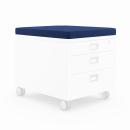 MOLL Sitzkissen 43x54x5cm 100 2632 500 blau, zu Rollcontainer