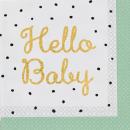 NEUTRAL Servietten Hello Baby 9913152 33x33cm