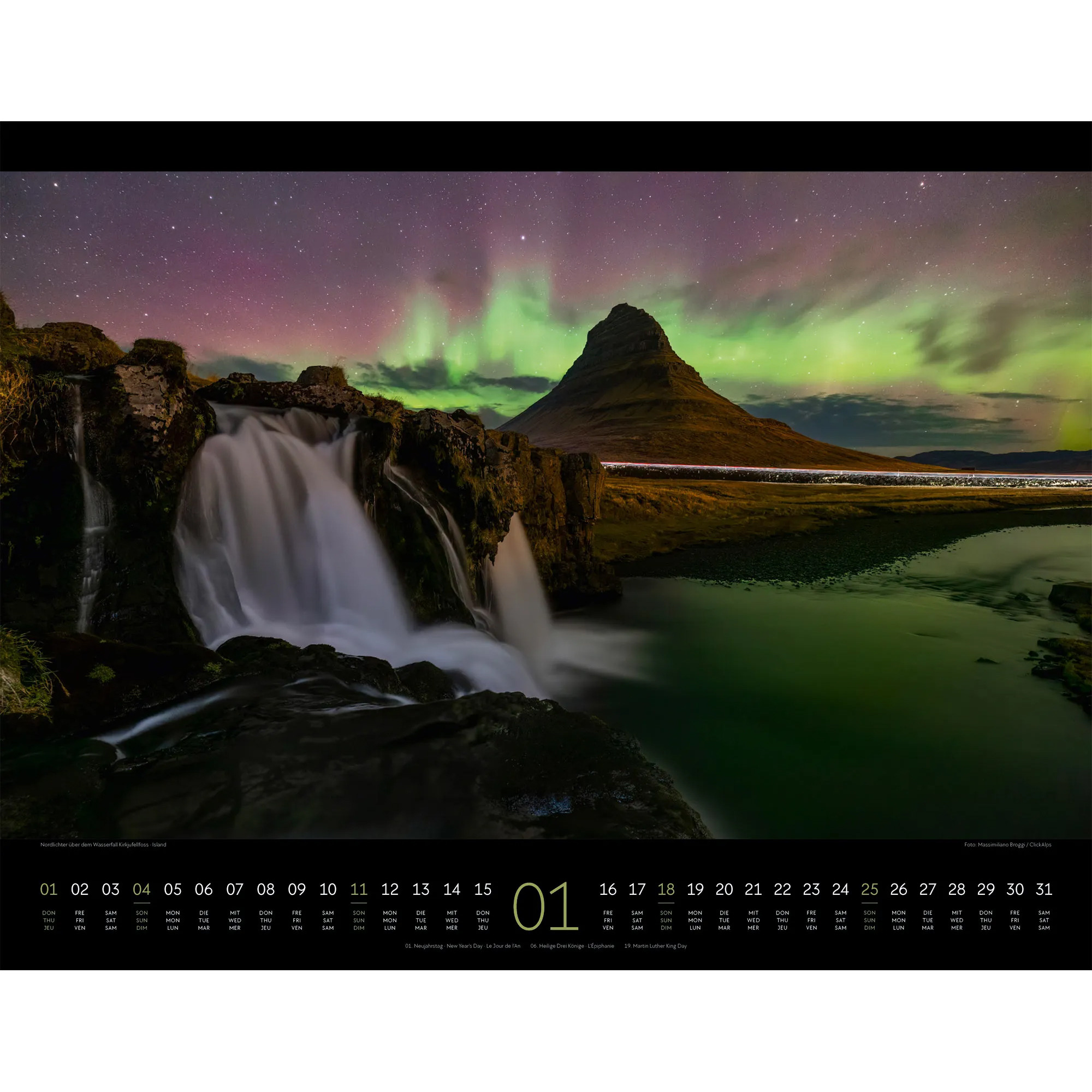 ACKERMANN Bildkalender 2026 2659 Nightscapes 54x42cm