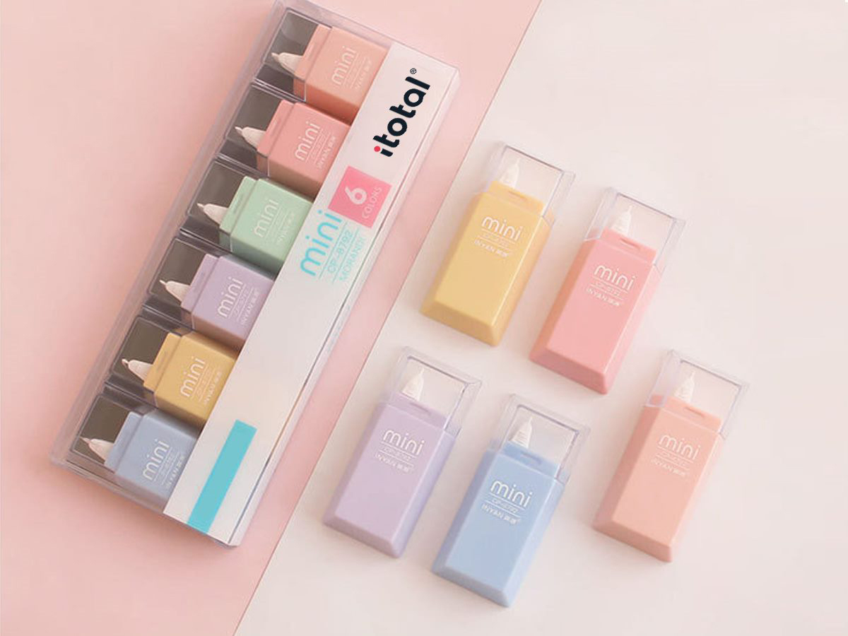 I-TOTAL Korrekturroller Macaron XL2569 assortiert