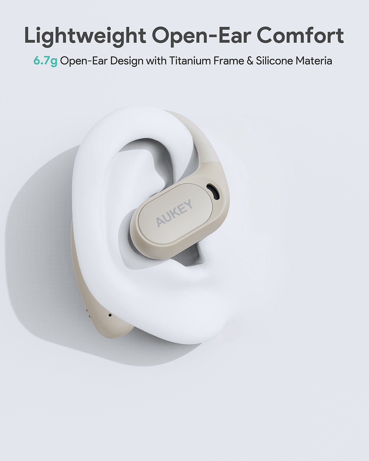 AUKEY Sports Fit Open-Ear TWS EP-S1 WH White