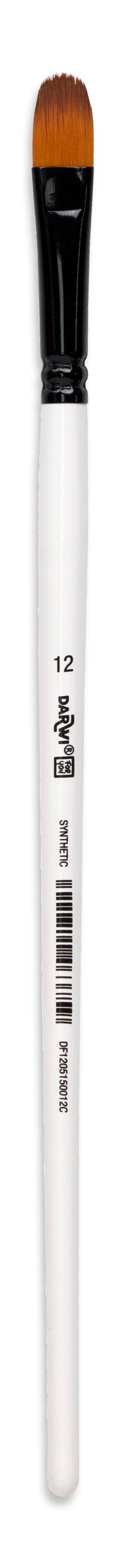 DARWI Pinsel Katzenzungenf. 10.5mm DF1205150012C Grösse 12, Synthetik