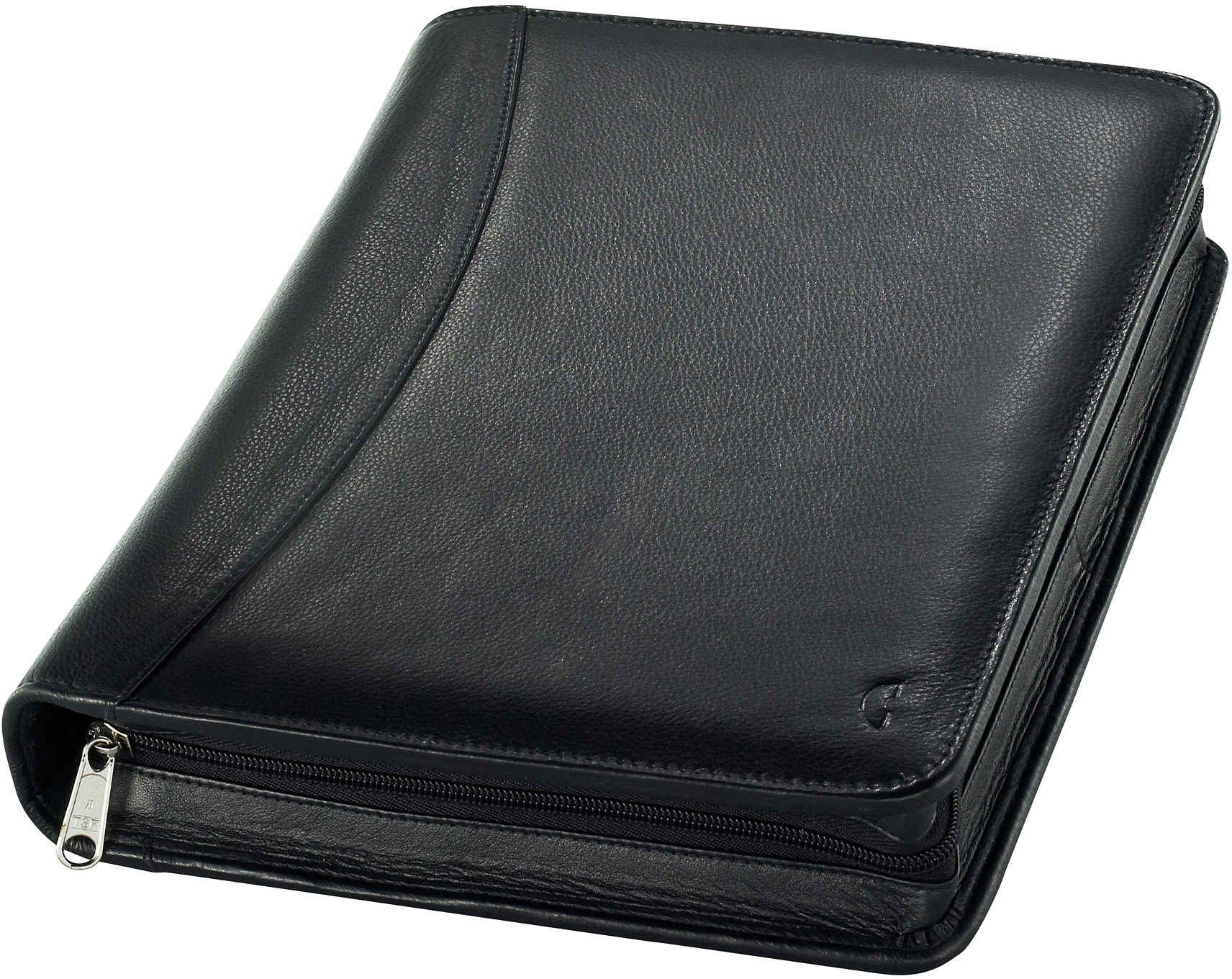 CHRONOPLAN Ringbuch Compact Mobil 50173Z.26 Vollrindleder schwarz A5