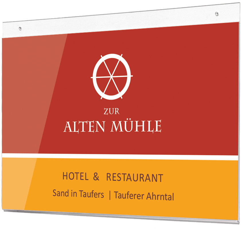 DEFLECTO Info Dislpay Classic Image A3 48000 quer, Wandmontage