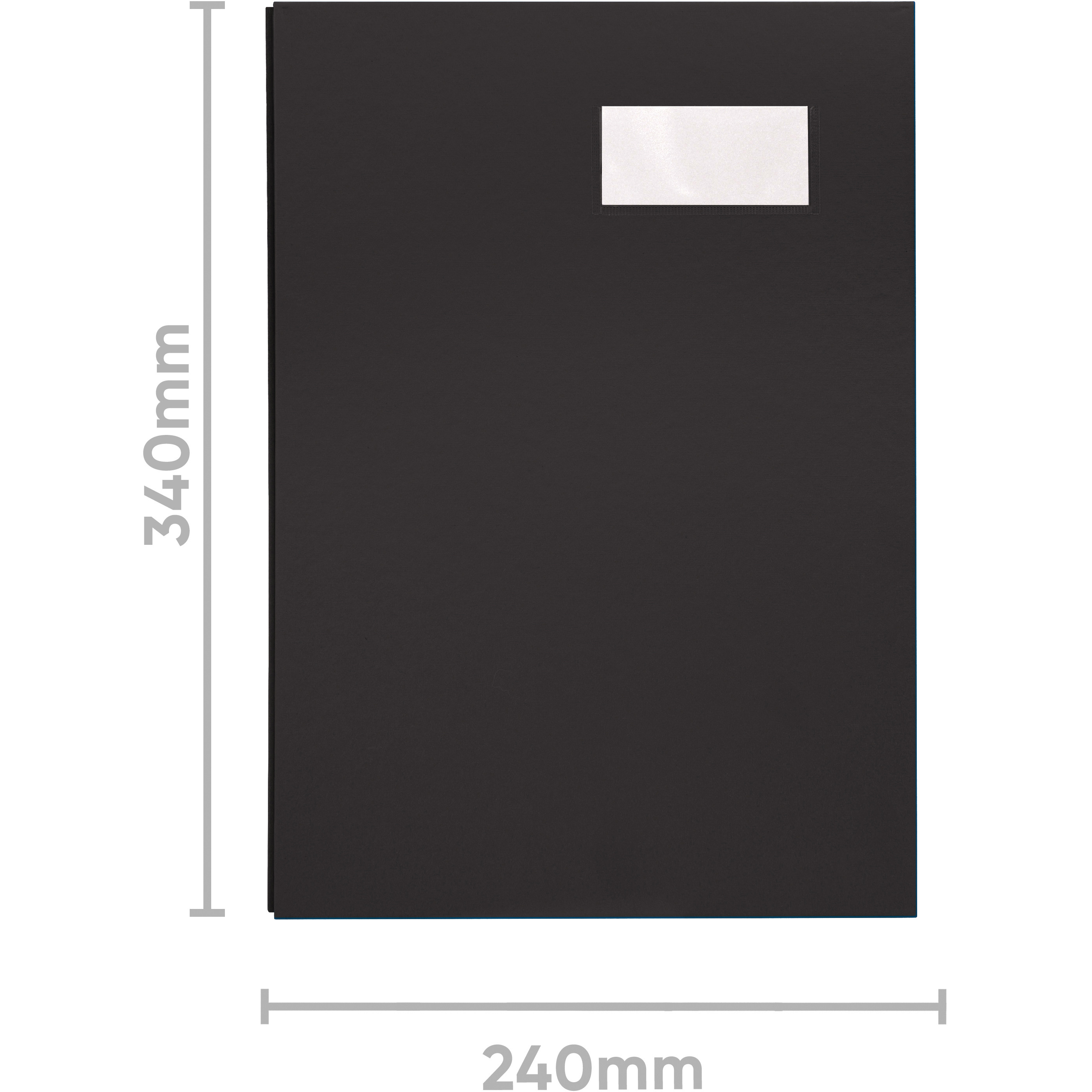 BIELLA Unterschriftenmappe A4 34142027U dunkelgrau 20-teilig
