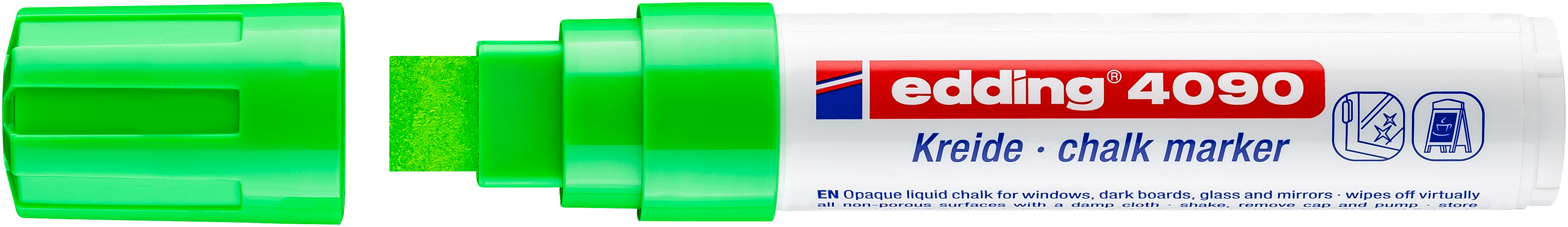 EDDING Chalk Marker 4090 4-15mm 4090-11 hellgrün