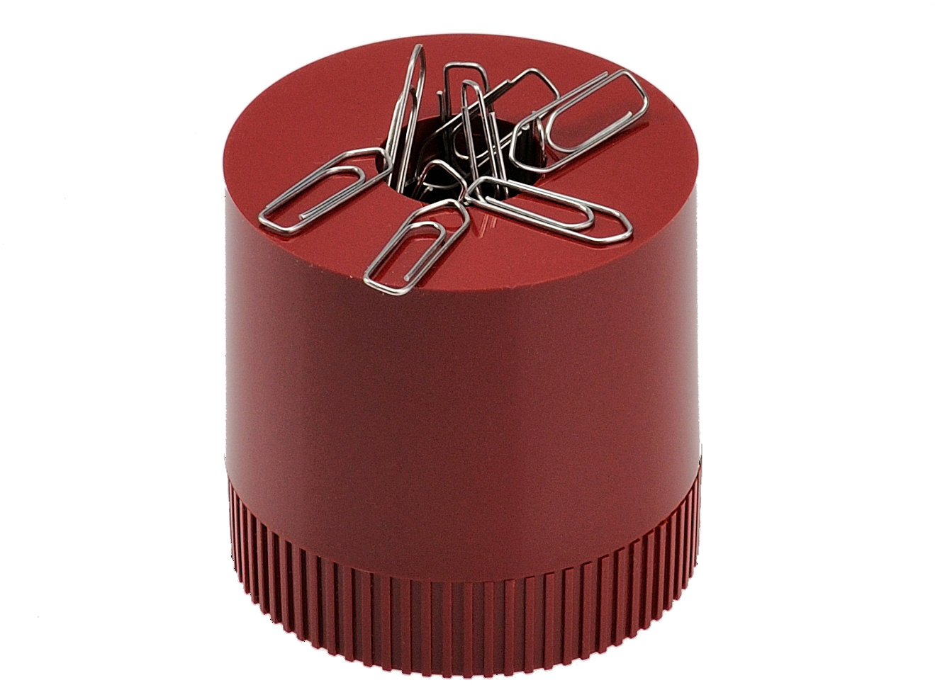 ARLAC Büroklammern-Spender 211.12 Clip Boy 2000 weinrot