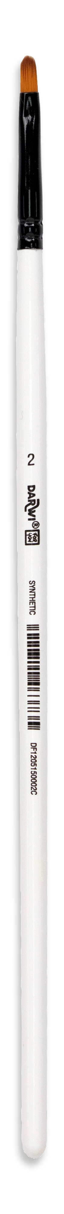 DARWI Pinsel Katzenzungenfasson 4mm DF1205150002C Grösse 2, Synthetik