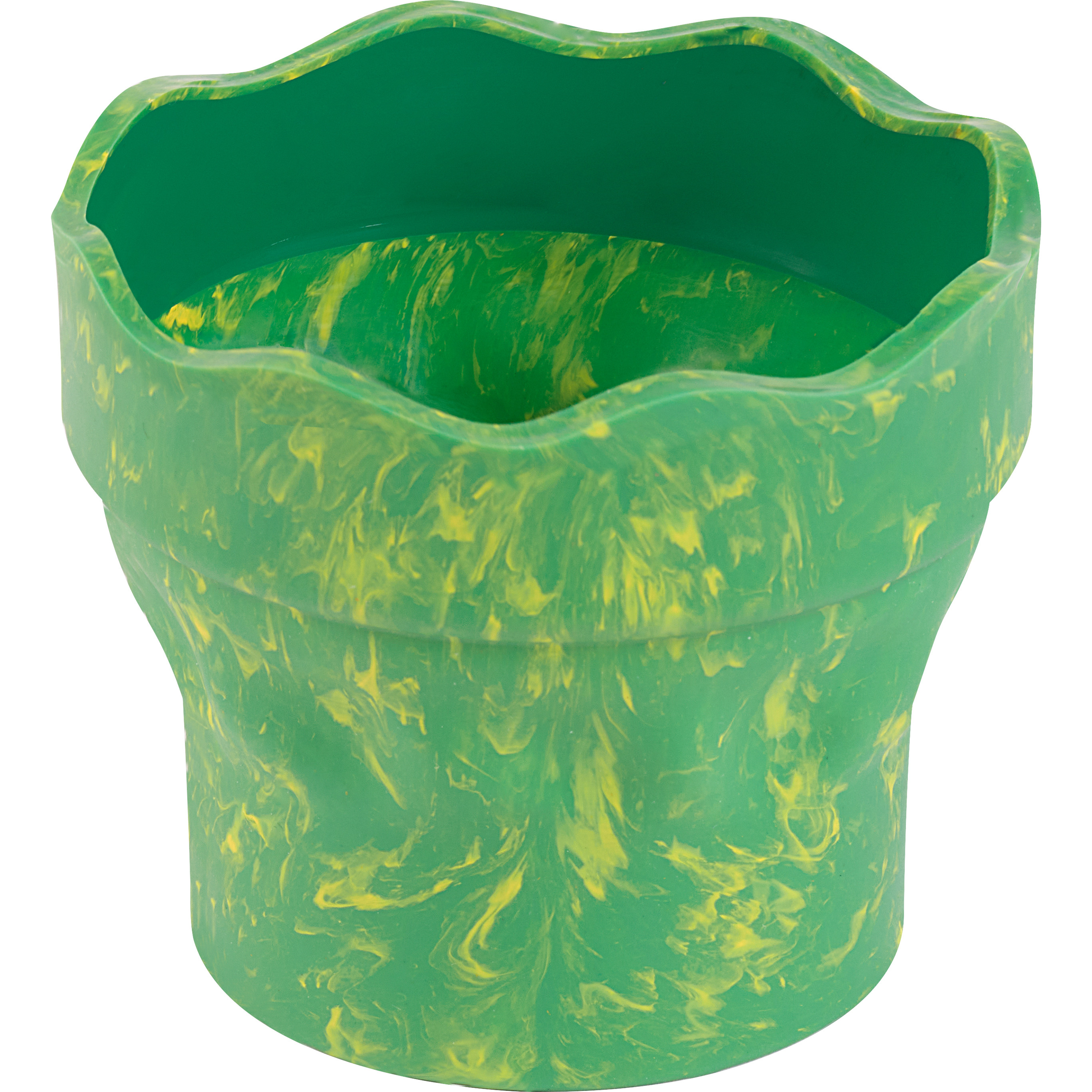 FABER-CASTELL Wasserbecher Clic&Go 181528 grün, für Pinsel