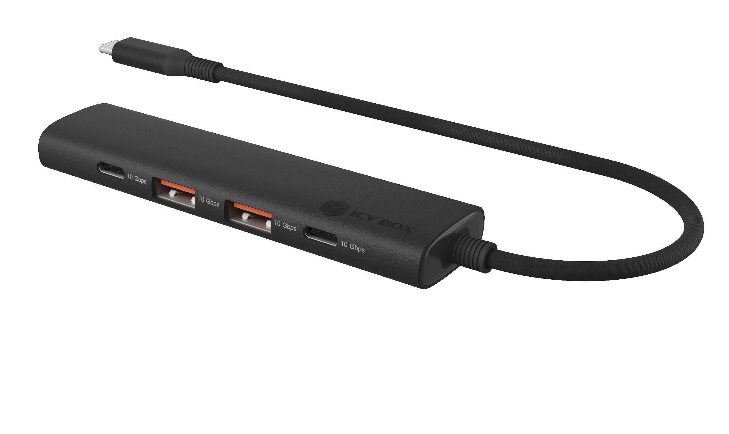ICY BOX 4-Port USB 3.2 Gen 2 Hub IB-HUB1437-CPD 2x USB-C & 2x USB-A, PD 100W