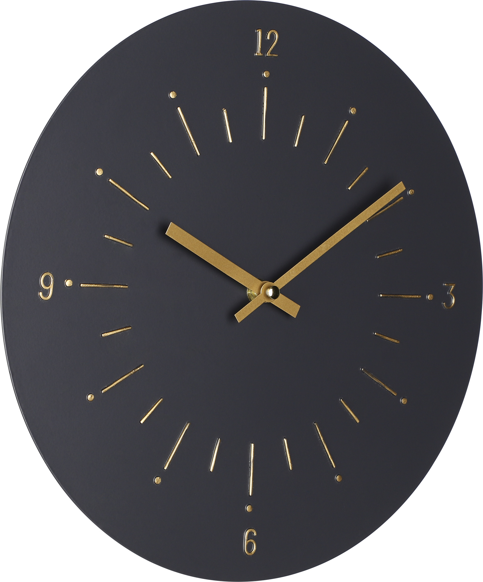 EGLO Wanduhr Takahagi 30cm 425509 schwarz/gold