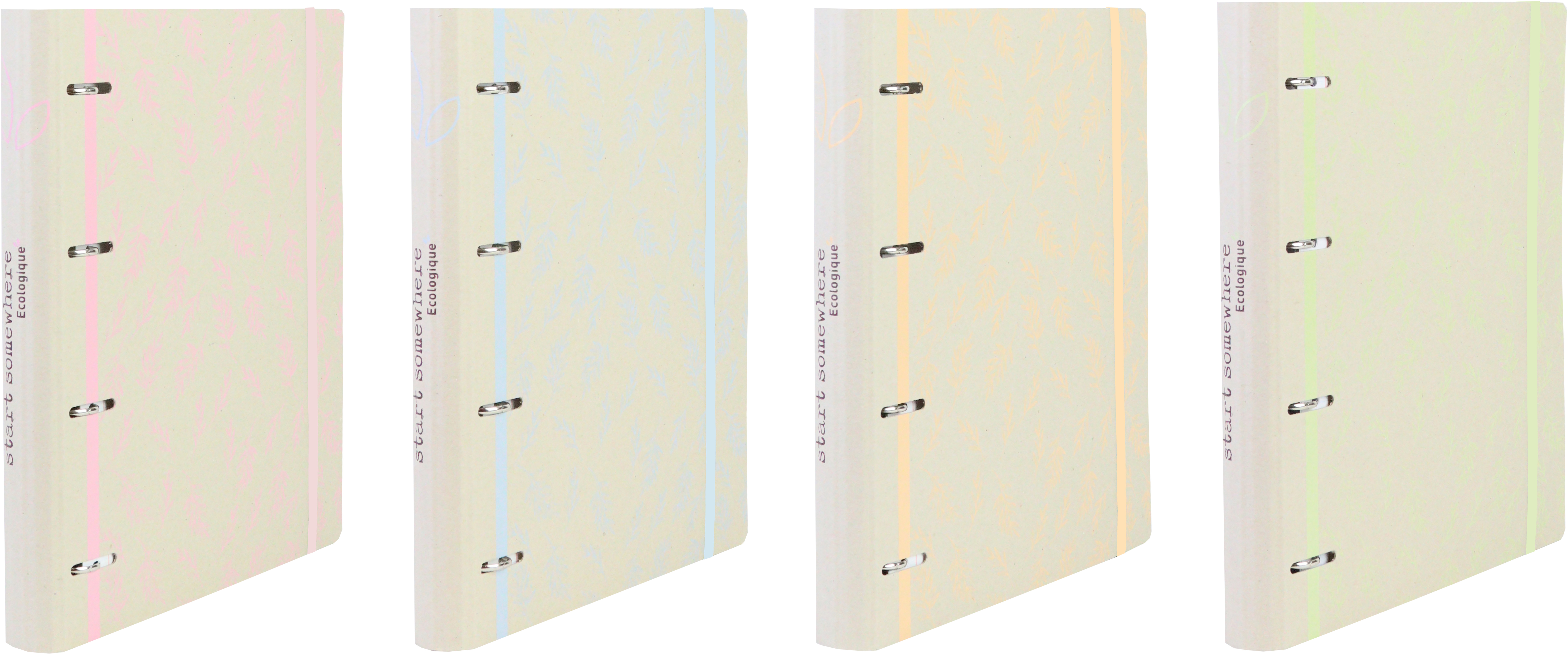 ANCOR Ringbuch A4 116038 ECOLOGIQUE, 4 ring, kariert